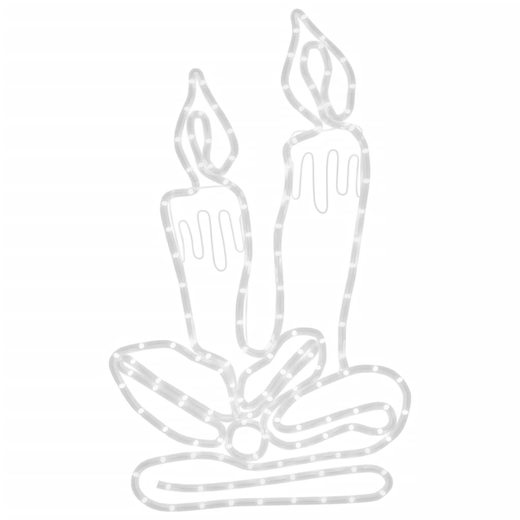 julelys julefigur 144 LED'er 70x42 cm