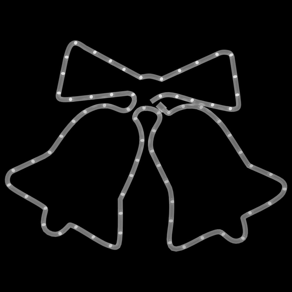 juleklokker julefigur 72 LED'er 50x56 cm