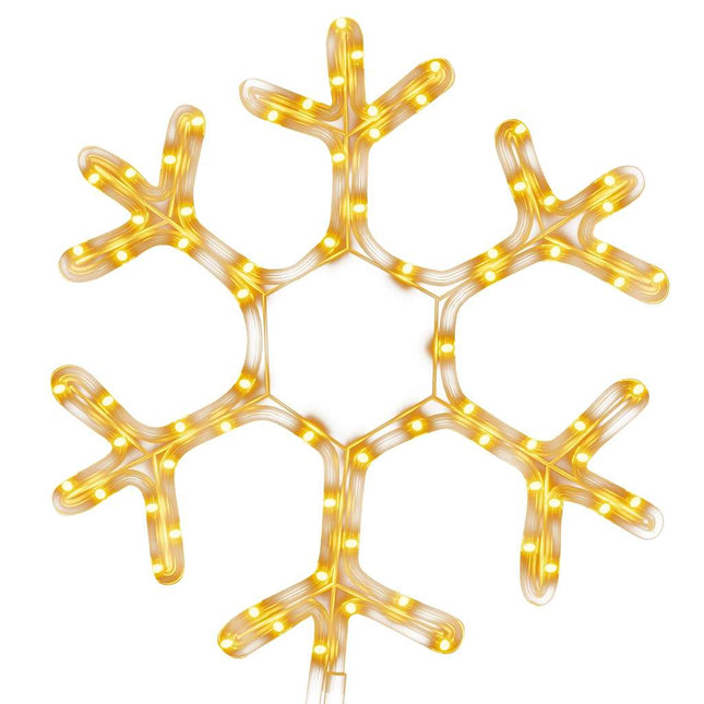 snefnug julefigur 72 LED'er 38x37 cm varmt hvidt lys