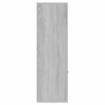 bogreol 98x30x98 cm grå sonoma-eg
