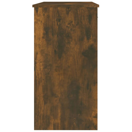 skrivebord 80x40x75 cm konstrueret træ røget egetræsfarve