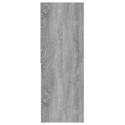 bogreol 67x24x161 cm konstrueret træ grå sonoma-eg