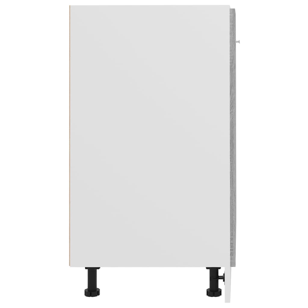 underskab "Lyon" grå Sonoma 60x46x81,5 cm konstrueret træ