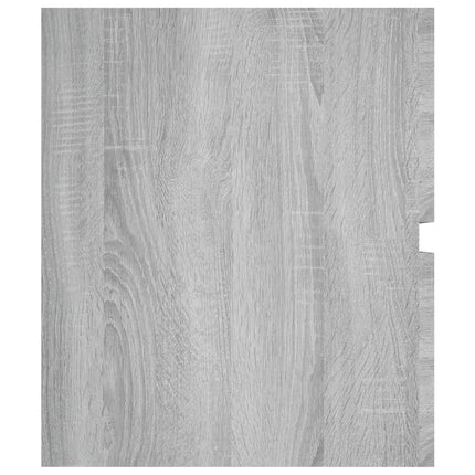 underskab 100x38,5x45 cm konstrueret træ grå sonoma-eg