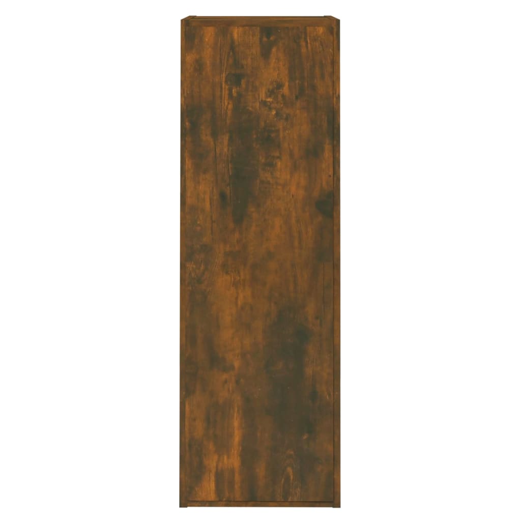 tv-skabe 2 stk. 30,5x30x90 cm konstrueret træ røget egetræ