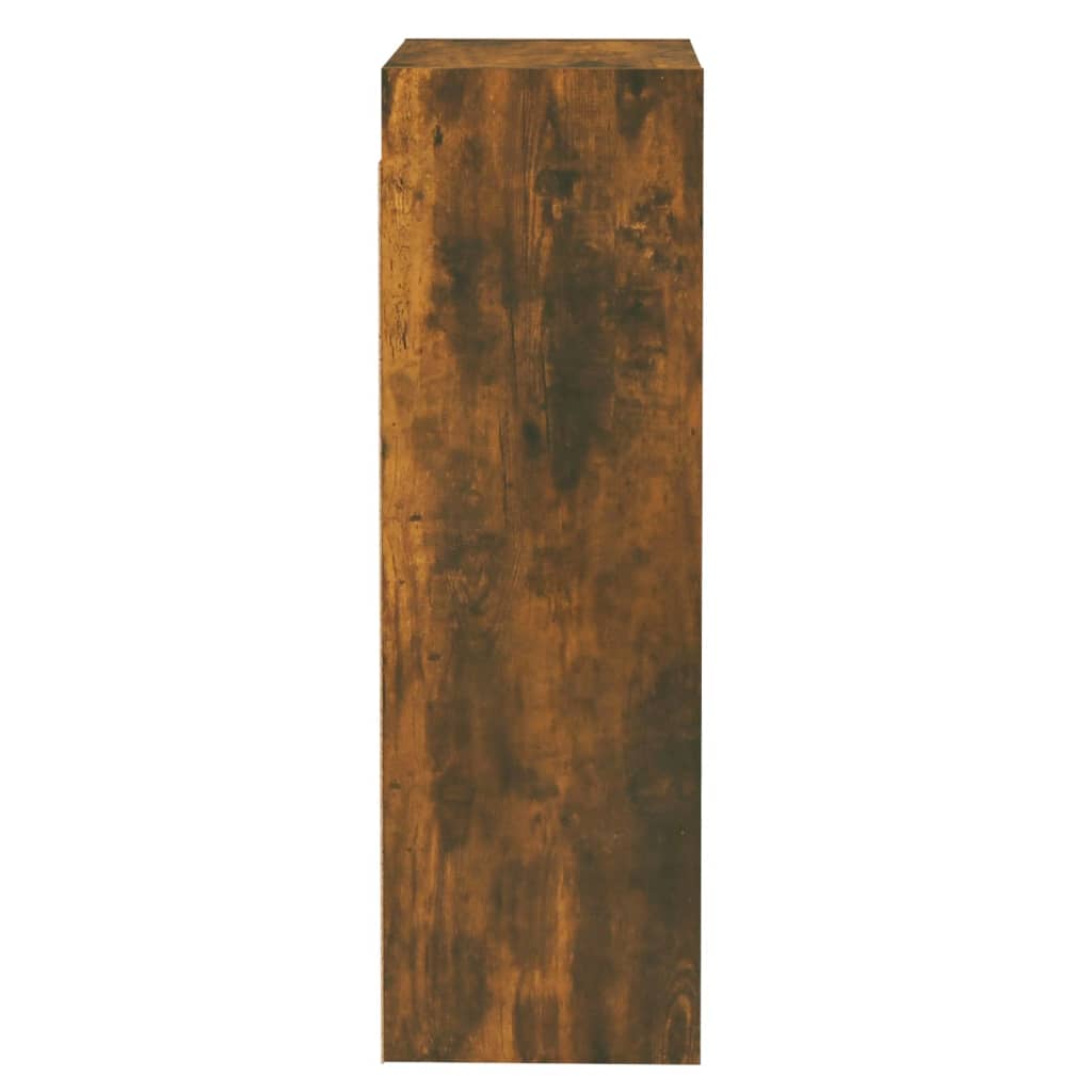 tv-skabe 2 stk. 30,5x30x90 cm konstrueret træ røget egetræ