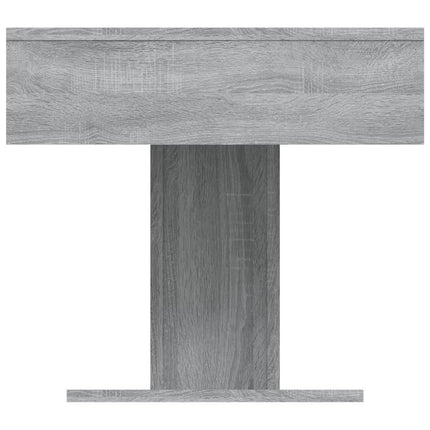 sofabord 96x50x45 cm konstrueret træ grå sonoma-eg