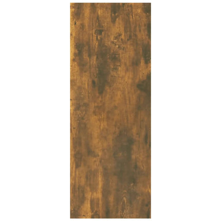 konsolbord 78x30x80 cm konstrueret træ røget egetræsfarve