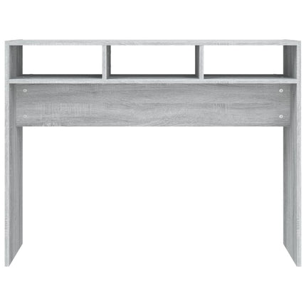 sofabord 105x30x80 cm konstrueret træ grå sonoma-eg