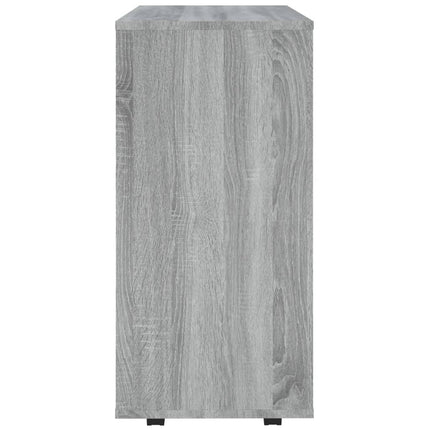 rullebord 60x35x75 cm konstrueret træ grå sonoma-eg