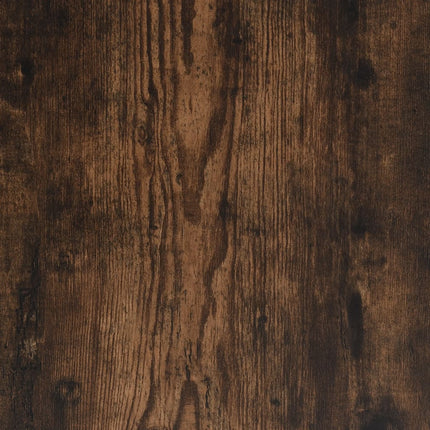 bogreol 48x25,5x140 cm konstrueret træ røget egetræsfarve