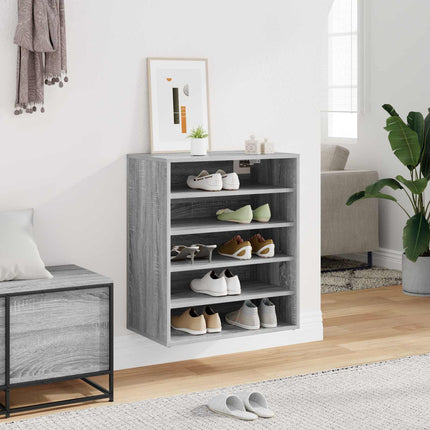 skoreol 60x35x70 cm konstrueret træ røget egetræ