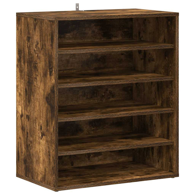 skoskab 60x35x70 cm konstrueret træ grå sonoma-eg