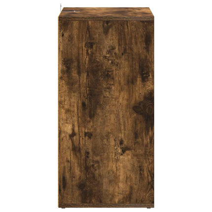 skoskab 60x35x70 cm konstrueret træ grå sonoma-eg