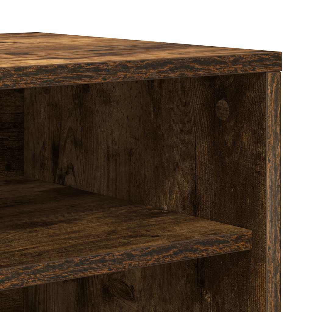 skoskab 60x35x70 cm konstrueret træ grå sonoma-eg