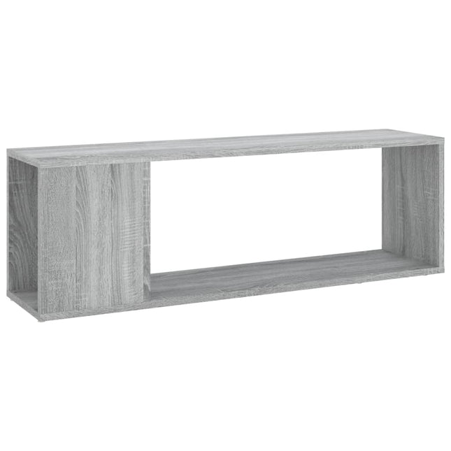 tv-bord 100x24x32 cm konstrueret træ grå sonoma-eg