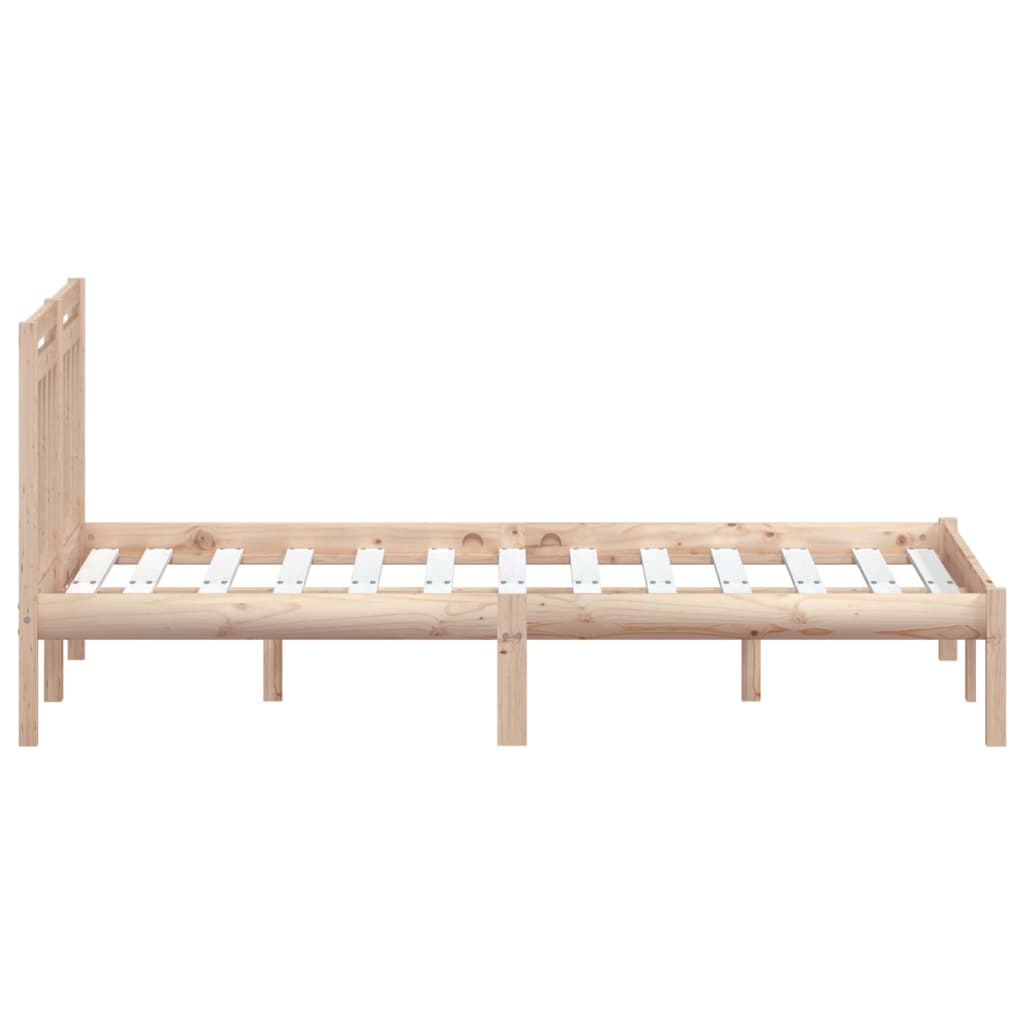 sengeramme 140x200 cm massivt fyrretræ