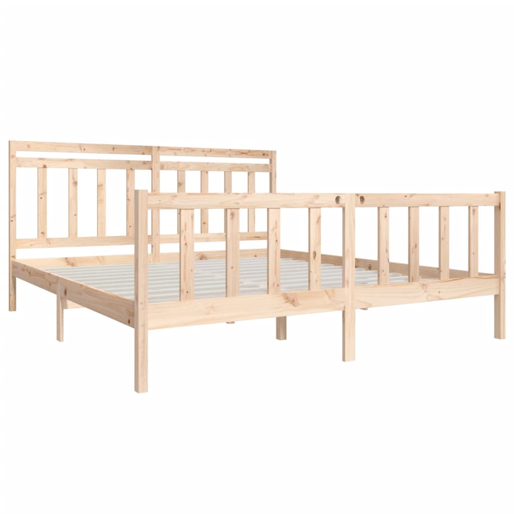sengeramme 180x200 cm Super King massivt træ