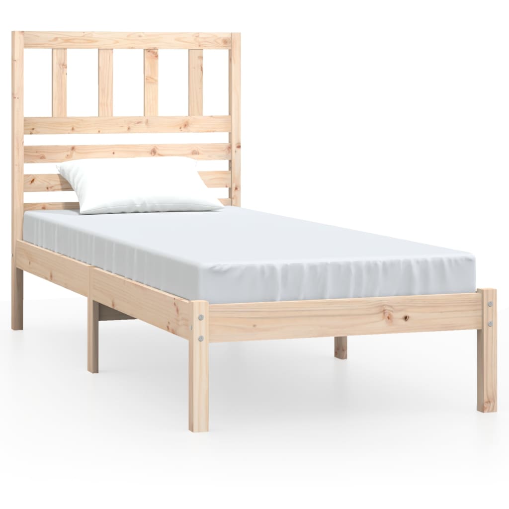 sengeramme 75x190 cm massivt fyrretræ