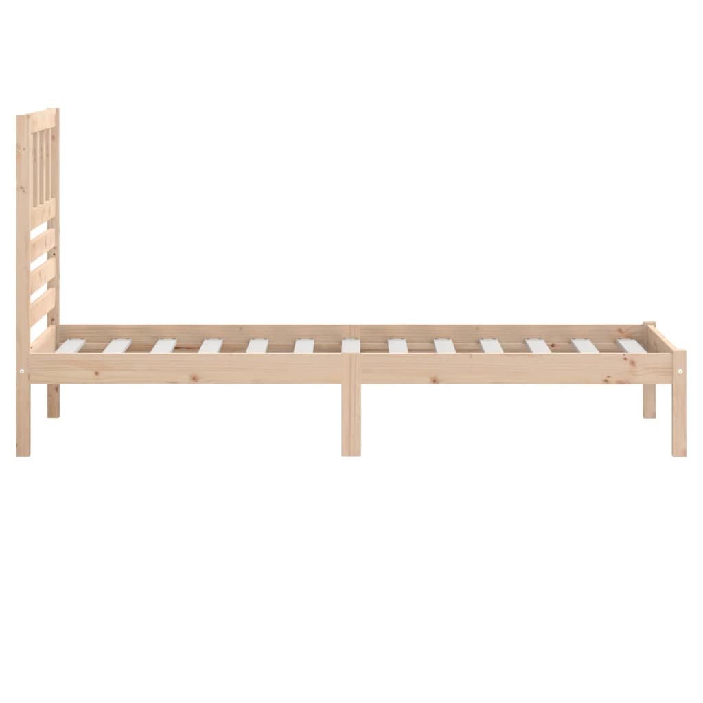 sengeramme 75x190 cm massivt fyrretræ