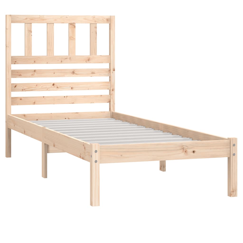 sengeramme 90x190 cm massivt fyrretræ