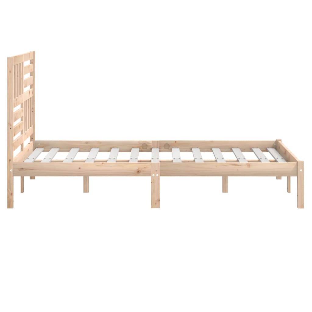 sengeramme 135x190 cm massivt fyrretræ
