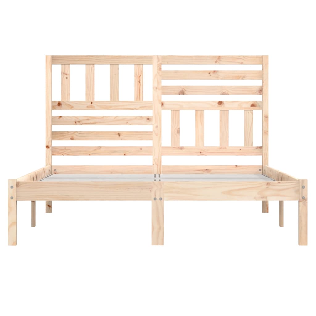 sengeramme 160x200 cm massivt fyrretræ