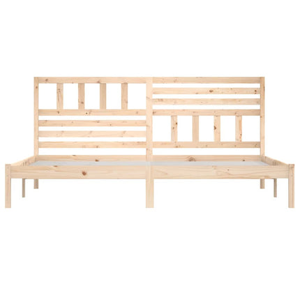 sengeramme 200x200 cm massivt fyrretræ