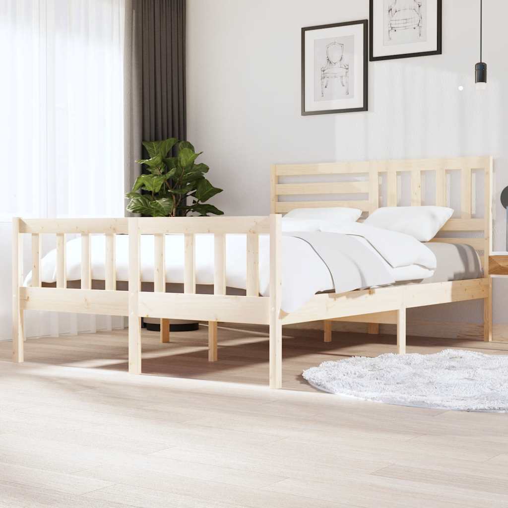 sengeramme 140x200 cm massivt træ