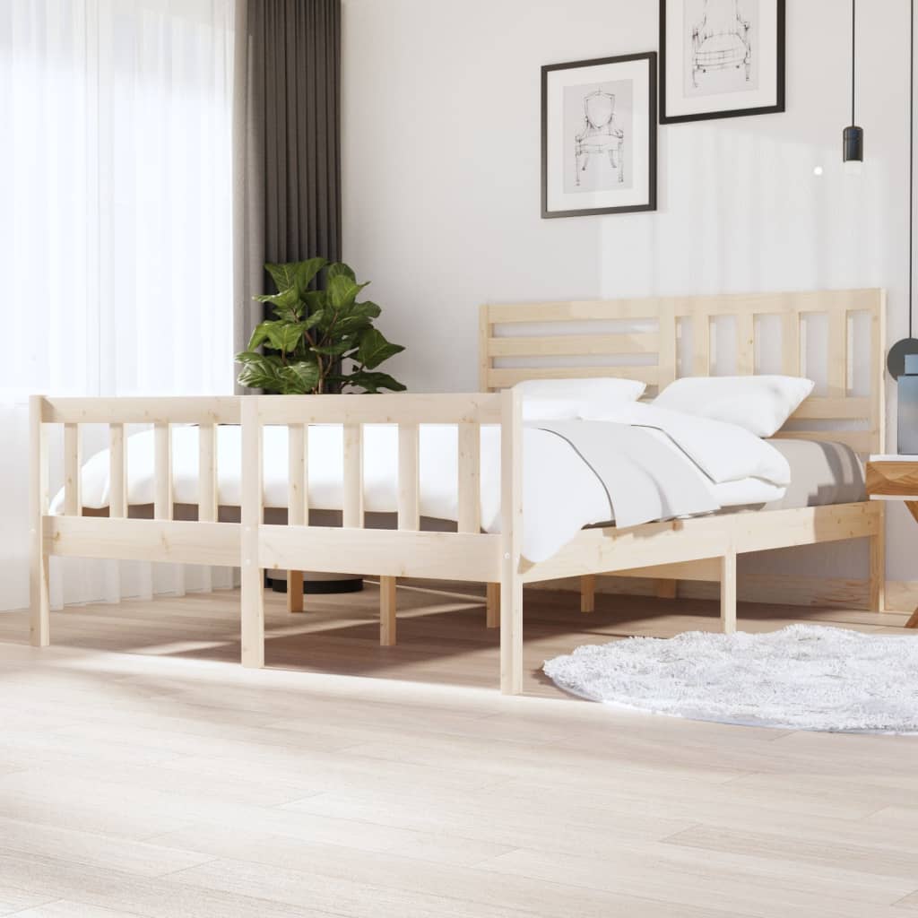 sengeramme 160x200 cm massivt træ