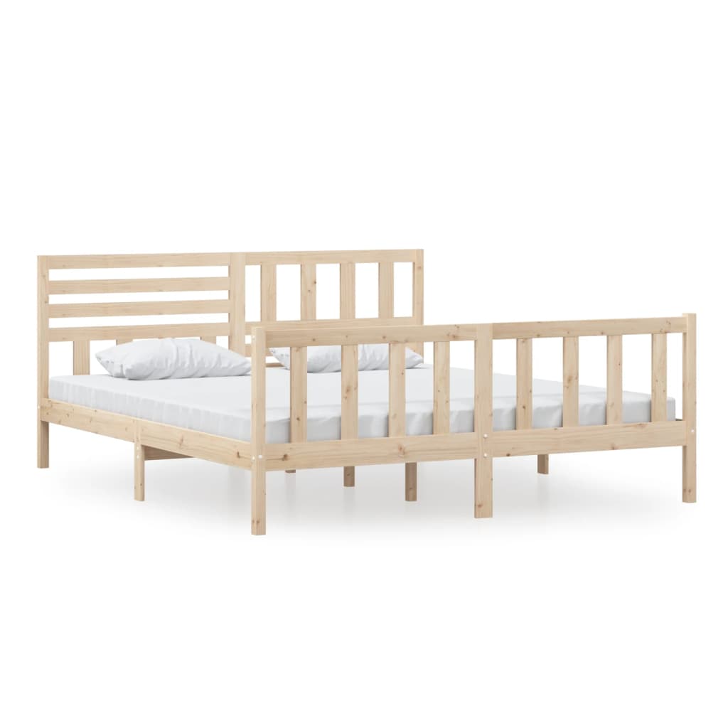 sengeramme 180x200 cm Super King massivt træ