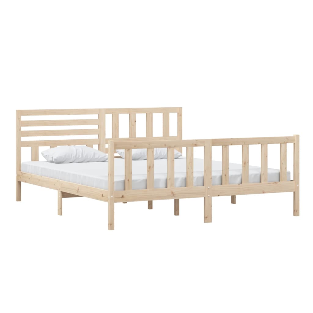 sengeramme 180x200 cm Super King massivt træ