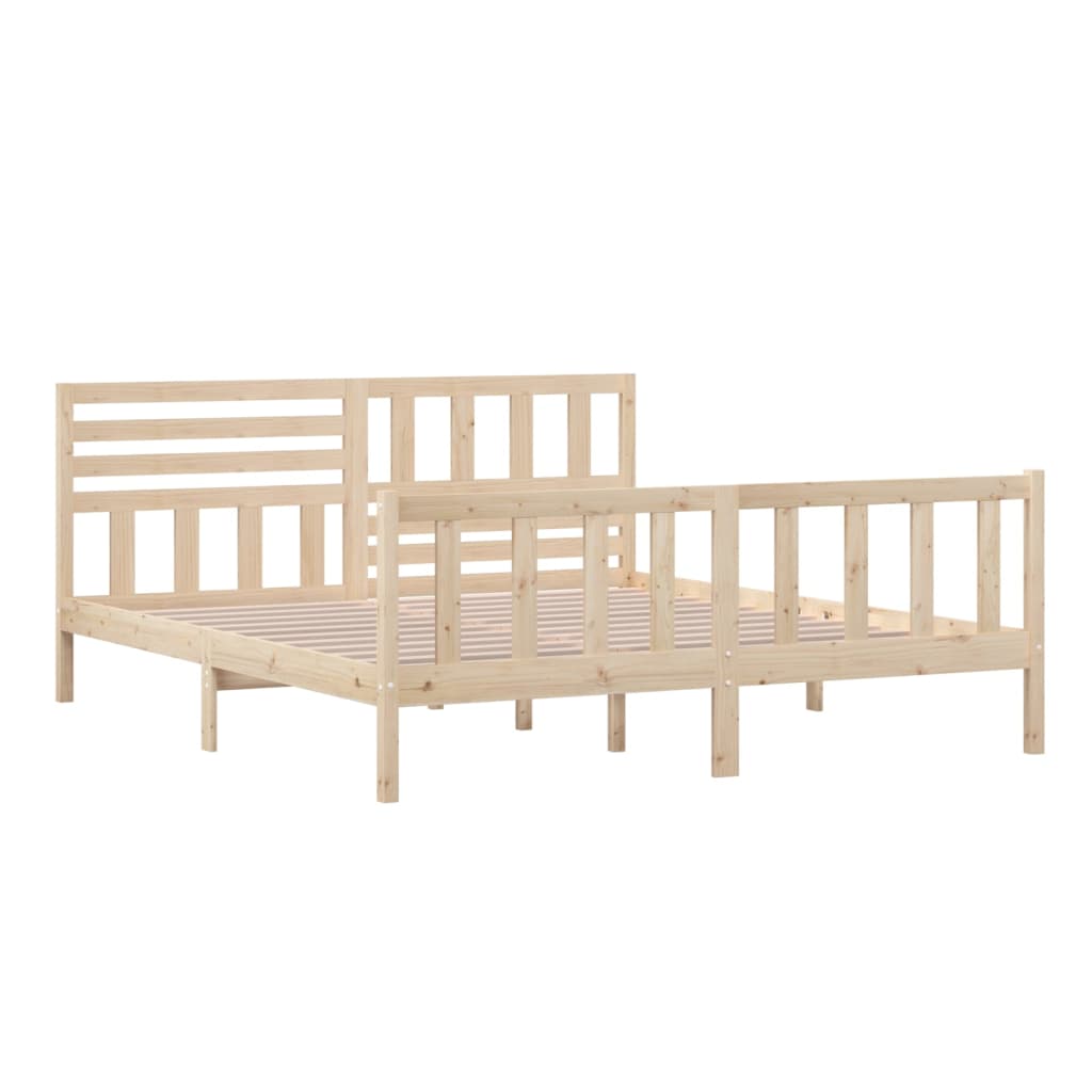 sengeramme 180x200 cm Super King massivt træ