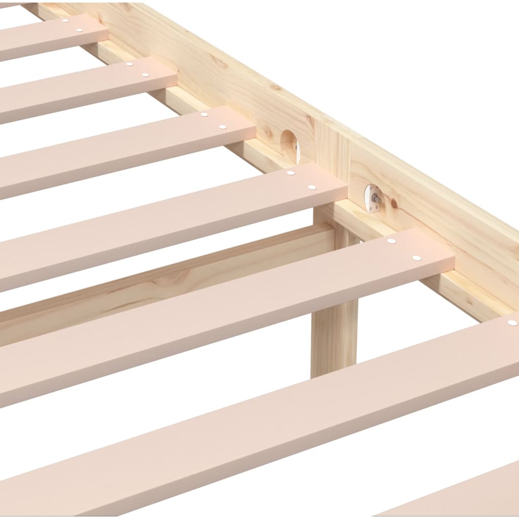 sengeramme 180x200 cm Super King massivt træ