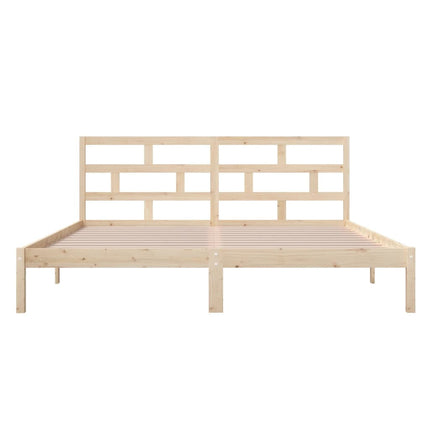 sengeramme 140x190 cm massivt fyrretræ