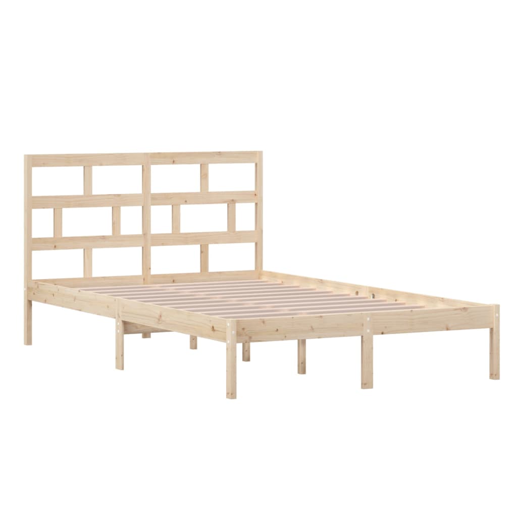 sengeramme 120x200 cm massivt fyrretræ