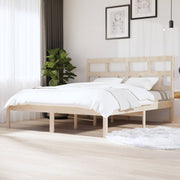 sengeramme 160x200 cm massivt fyrretræ