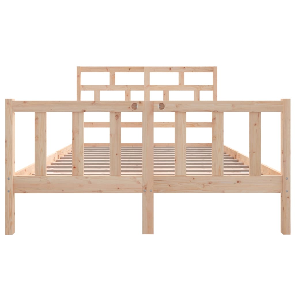 sengeramme 160x200 cm massivt fyrretræ
