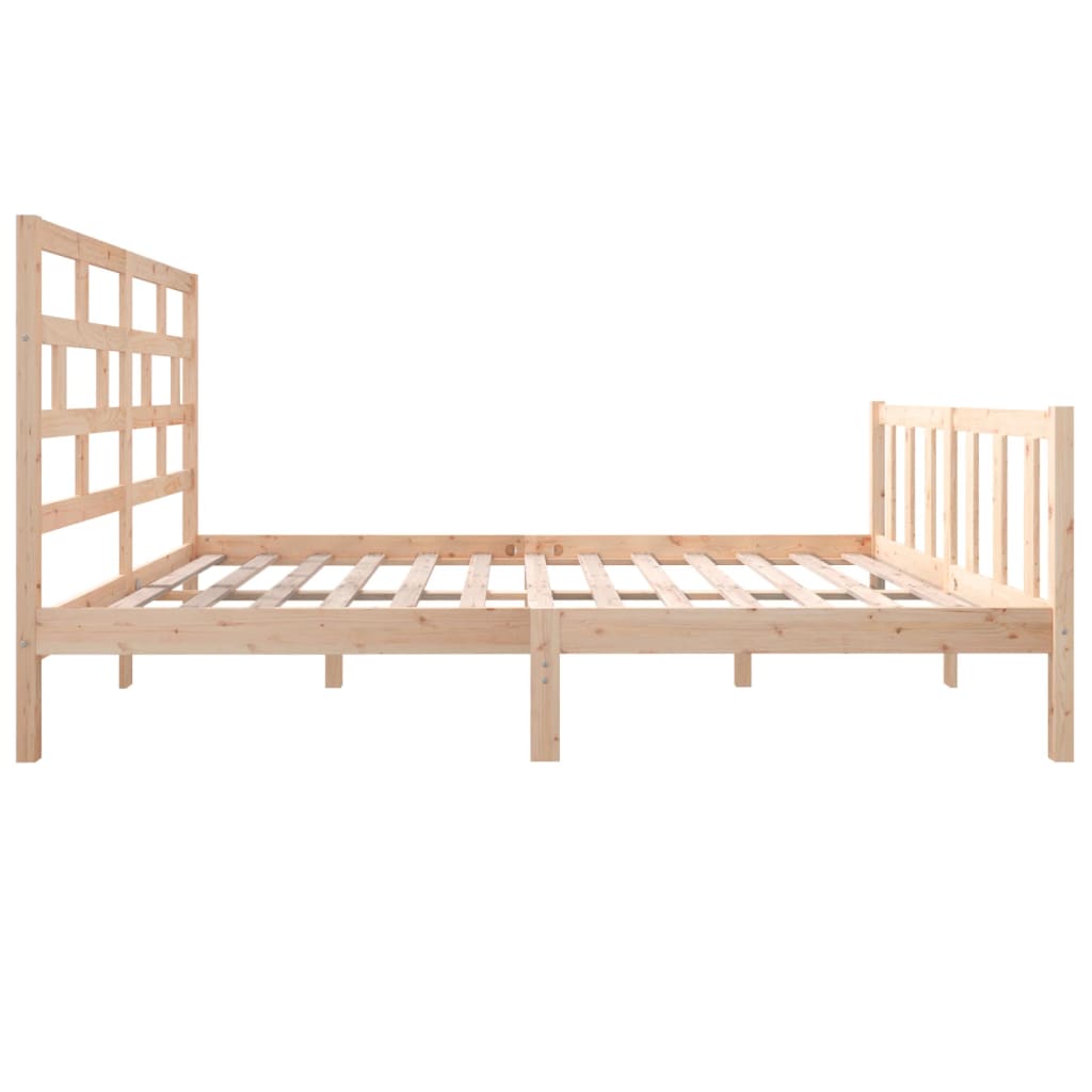 sengeramme 160x200 cm massivt fyrretræ