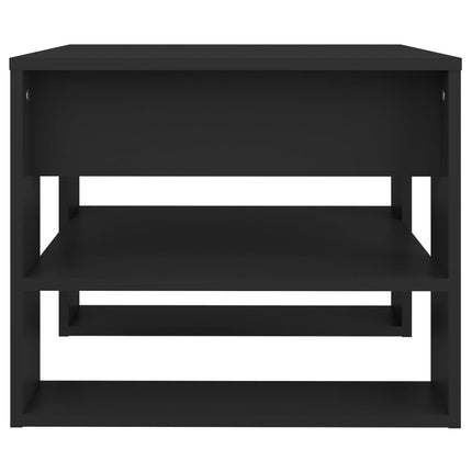 sofabord 55,5x55x45 cm konstrueret træ sort