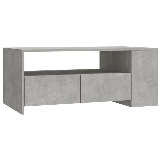 sofabord 102x55x42 cm konstrueret træ betongrå