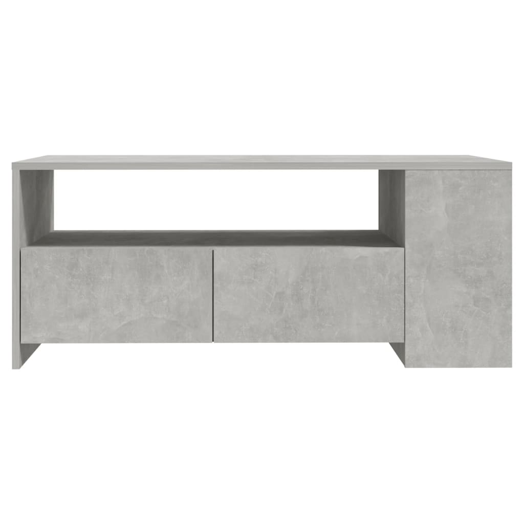 sofabord 102x55x42 cm konstrueret træ betongrå