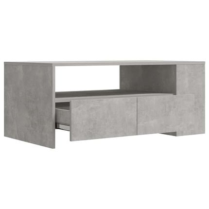 sofabord 102x55x42 cm konstrueret træ betongrå