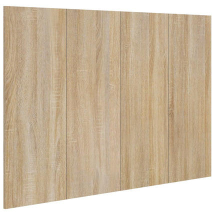 sengegærde 120x1,5x80 cm konstrueret træ sonoma-eg