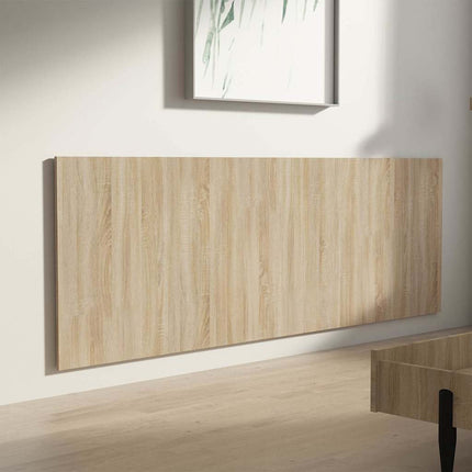 sengegærde 240x1,5x80 cm konstrueret træ sonoma-eg