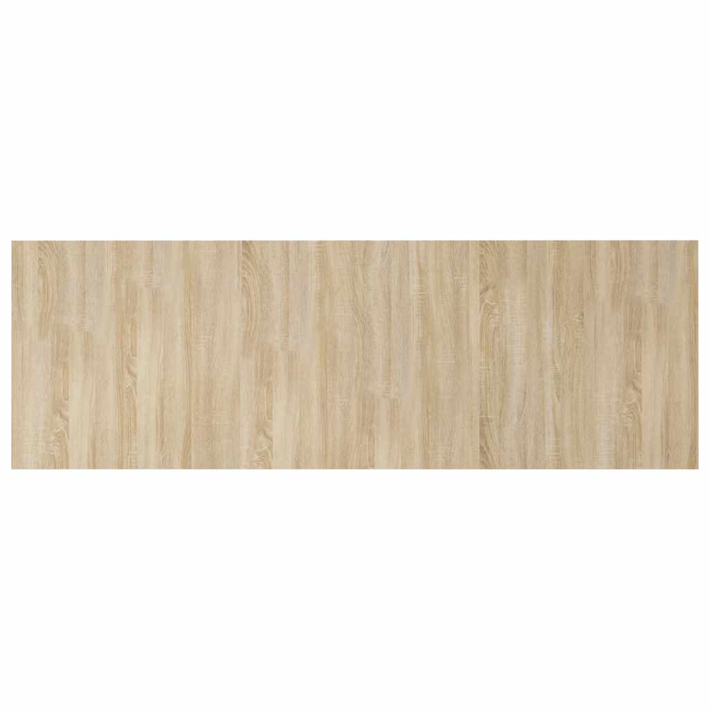 sengegærde 240x1,5x80 cm konstrueret træ sonoma-eg