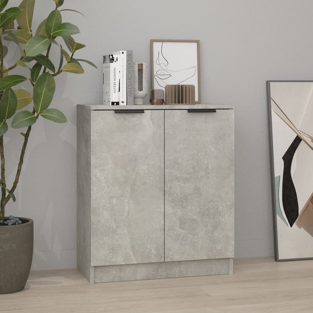 skænk 60x30x70 cm konstrueret træ betongrå