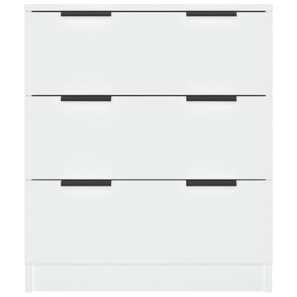 skænk 60x30x70 cm konstrueret træ hvid