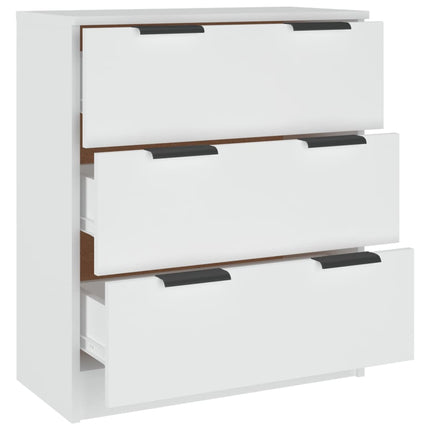 skænk 60x30x70 cm konstrueret træ hvid