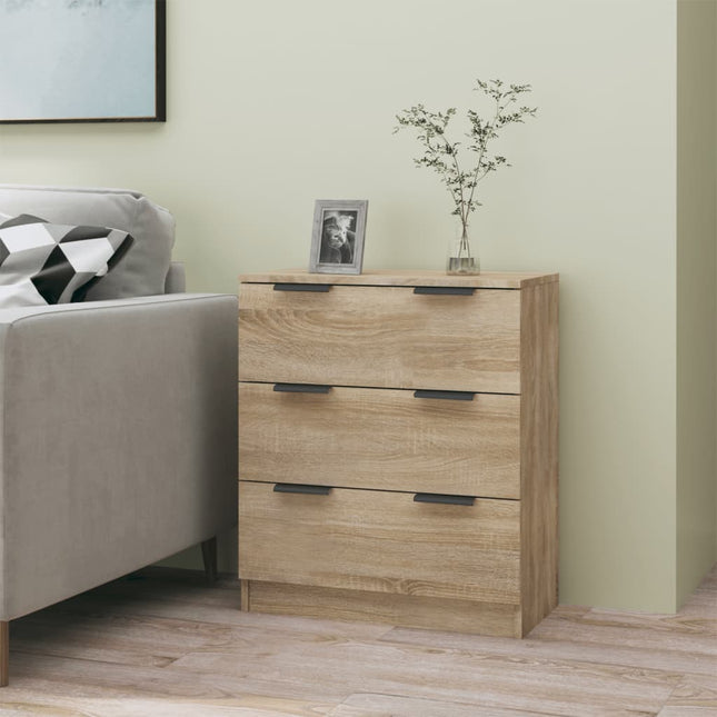 skænk 60x30x70 cm konstrueret træ sonoma-eg